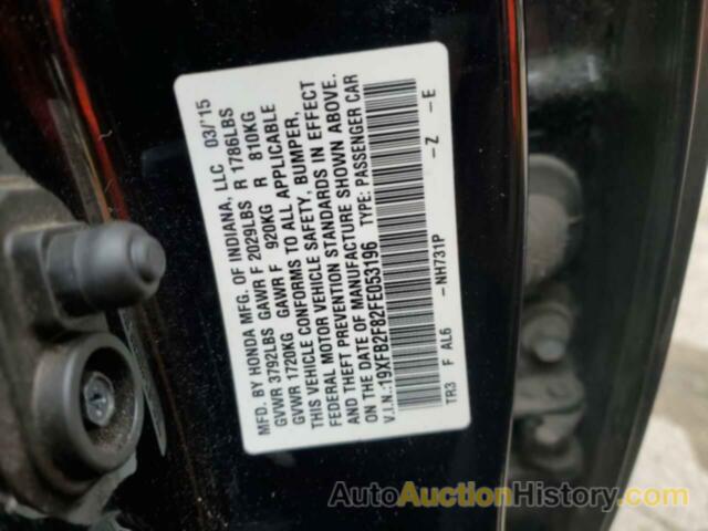 HONDA CIVIC EX, 19XFB2F82FE053196