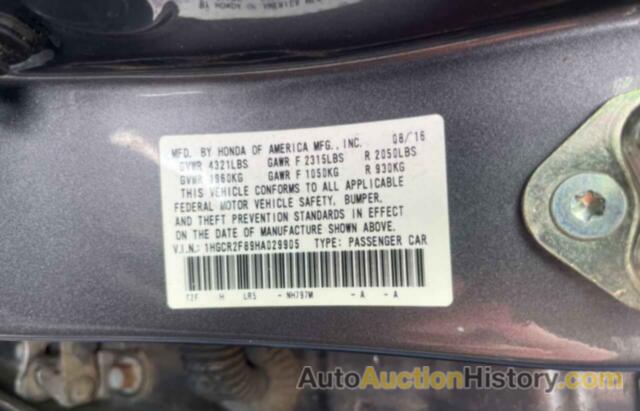 HONDA ACCORD EXL, 1HGCR2F89HA029905