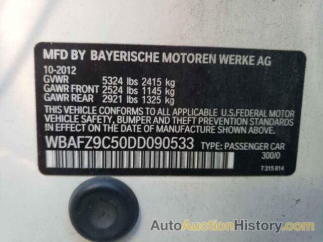 BMW 5 SERIES I HYBRID, WBAFZ9C50DD090533