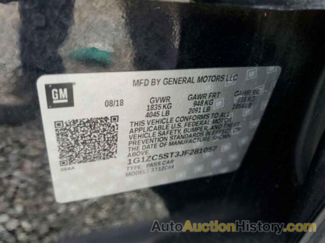 CHEVROLET MALIBU LS, 1G1ZC5ST3JF281057