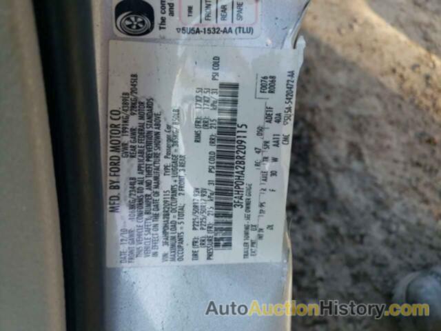 FORD FUSION SE, 3FAHP0HA2BR209115