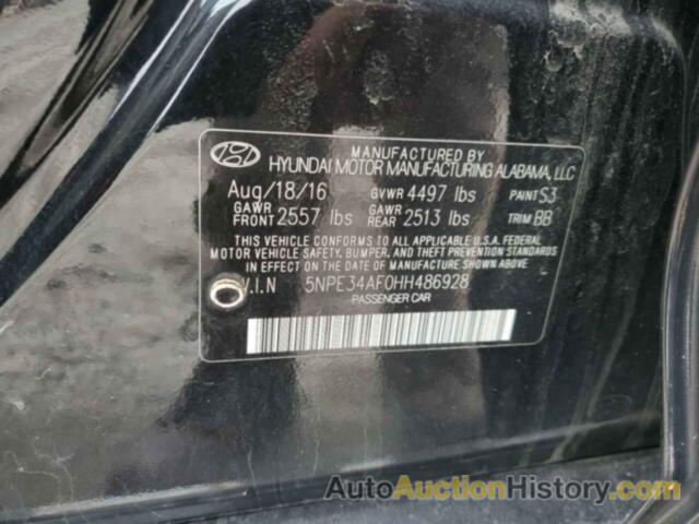 HYUNDAI SONATA SPORT, 5NPE34AF0HH486928