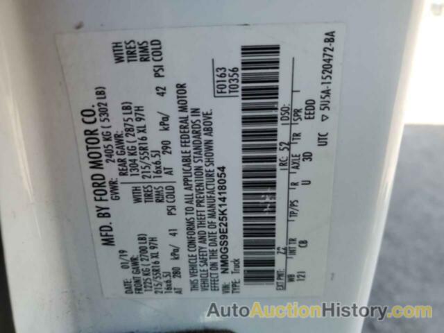 FORD TRANSIT XL, NM0GS9E25K1418054