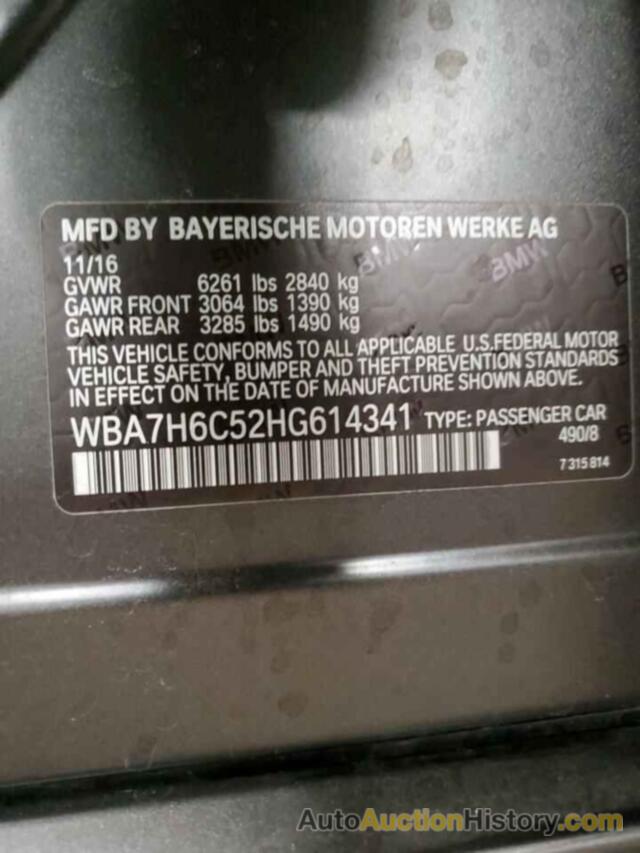 BMW M7 XI, WBA7H6C52HG614341