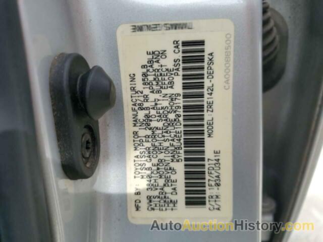 TOYOTA COROLLA BASE, 5YFBU4EE1DP079179