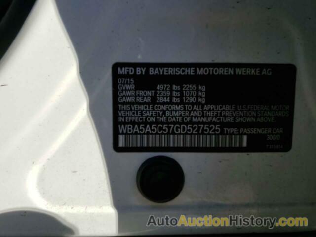BMW 5 SERIES I, WBA5A5C57GD527525