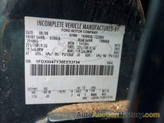 FORD F450 SUPER DUTY, 1FDXW47Y38EE53734