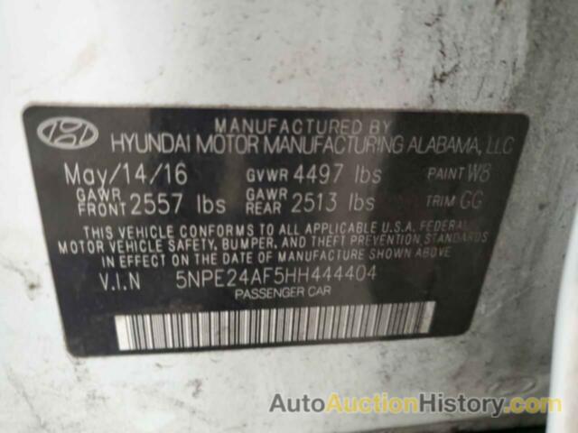 HYUNDAI SONATA SE, 5NPE24AF5HH444404