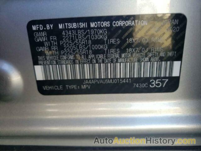 MITSUBISHI OUTLANDER SE, JA4APVAU5MU015441