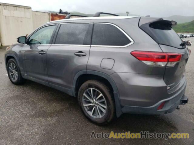 TOYOTA HIGHLANDER HYBRID, 5TDJGRFH3KS068276