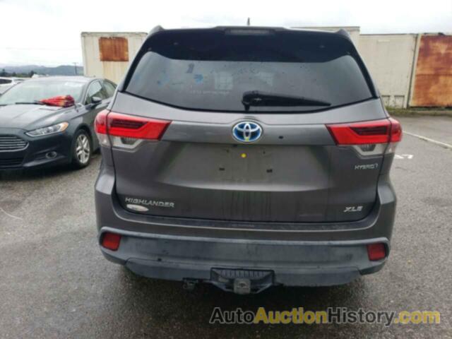 TOYOTA HIGHLANDER HYBRID, 5TDJGRFH3KS068276