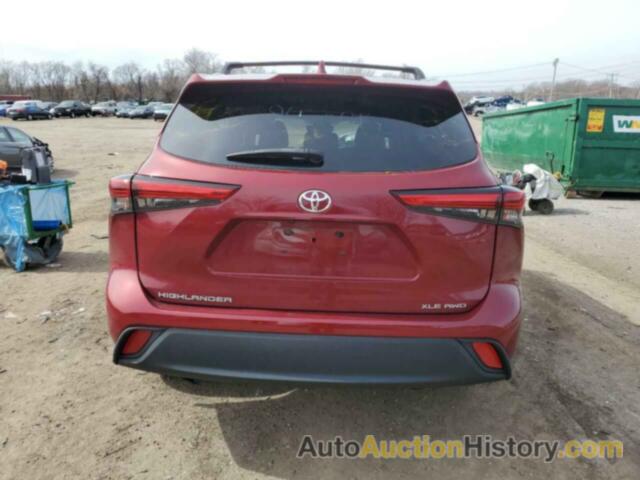 TOYOTA HIGHLANDER XLE, 5TDGZRBH1MS078446