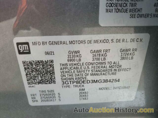 GMC SIERRA C1500 SLT, 3GTP8DED3MG384254