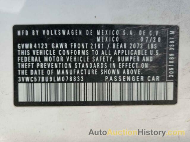 VOLKSWAGEN JETTA S, 3VWC57BU9LM078833