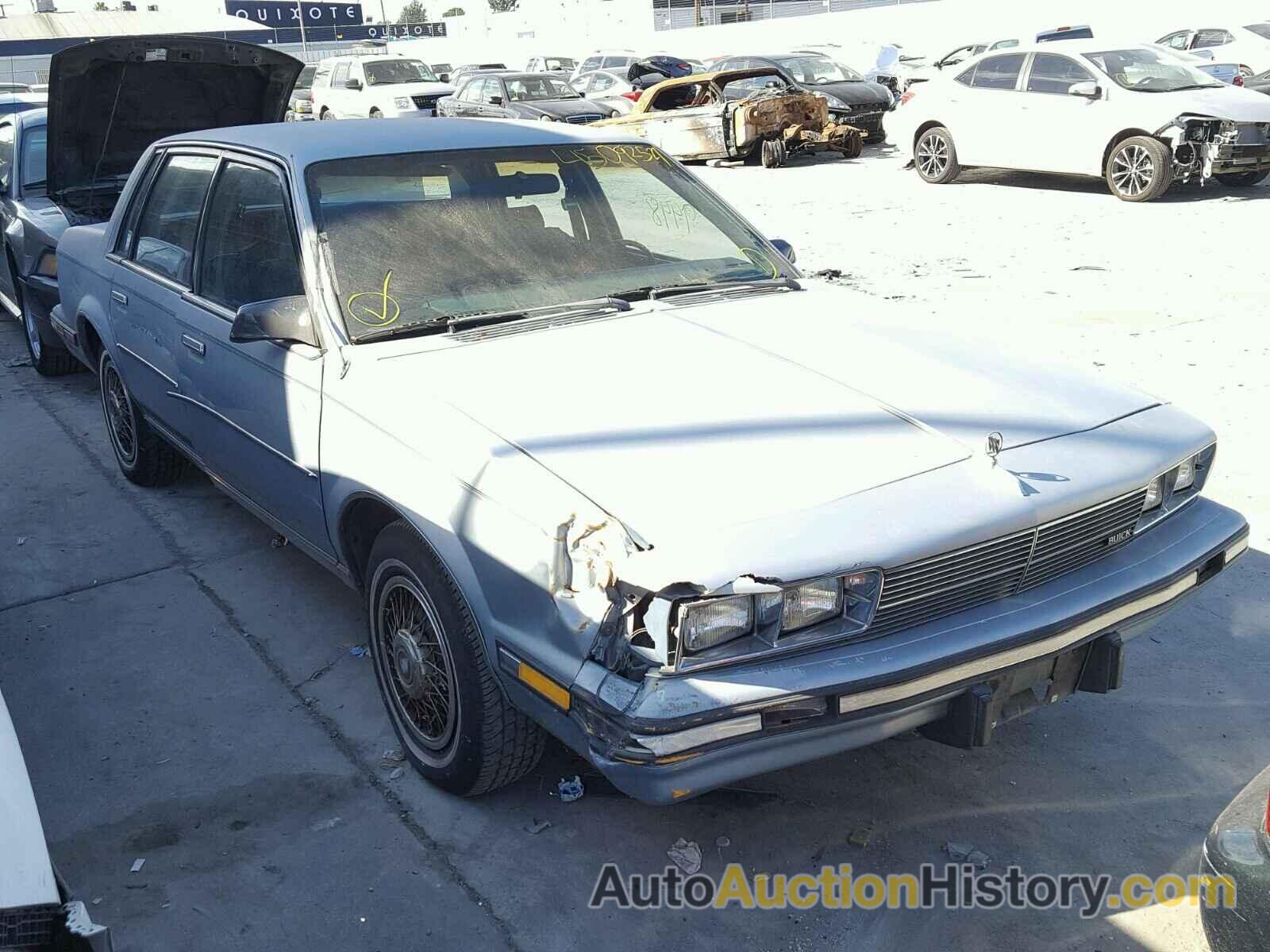 1987 BUICK CENTURY LIMITED, 1G4AL51W1HD412827