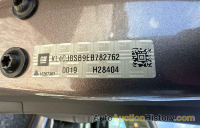 BUICK ENCORE CONVENIENCE, KL4CJBSB9EB782762