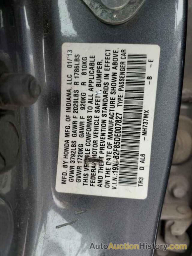 HONDA CIVIC EX, 19XFB2F85DE007827