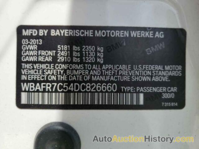 BMW 5 SERIES I, WBAFR7C54DC826660