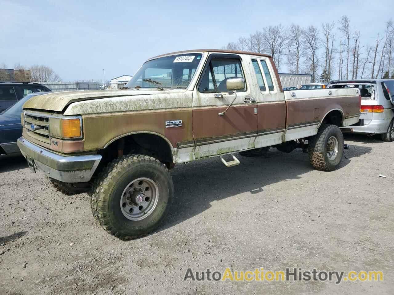 1989 FORD F250, 1FTHX26G4KKA54570