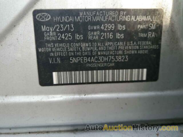 HYUNDAI SONATA GLS, 5NPEB4AC3DH753823