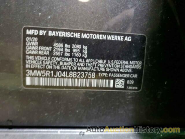BMW 3 SERIES, 3MW5R1J04L8B23758