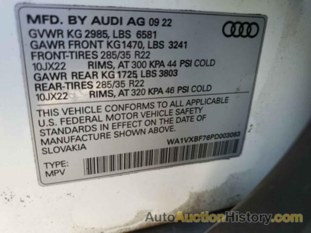 AUDI Q7 PRESTIGE, WA1VXBF76PD003063