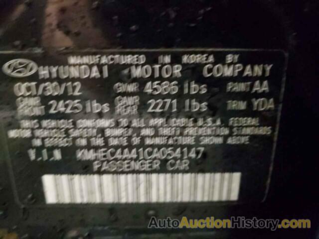 HYUNDAI SONATA HYBRID, KMHEC4A41CA054147