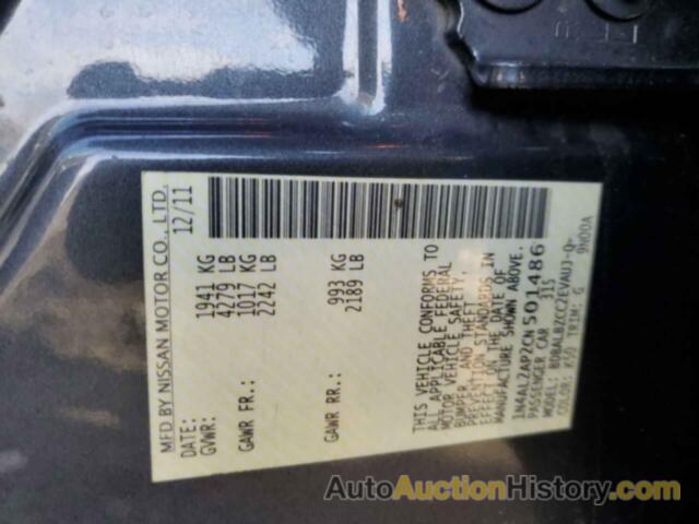 NISSAN ALTIMA BASE, 1N4AL2AP2CN501486