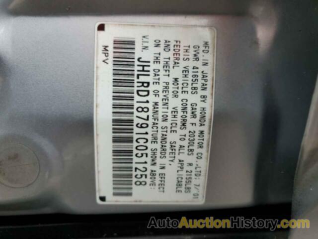 HONDA CRV SE, JHLRD18791C051258