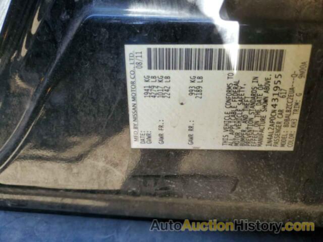 NISSAN ALTIMA BASE, 1N4AL2AP0CN431955