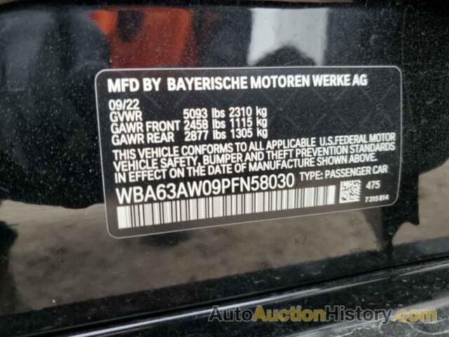 BMW M440I GRAN GRAN COUPE, WBA63AW09PFN58030