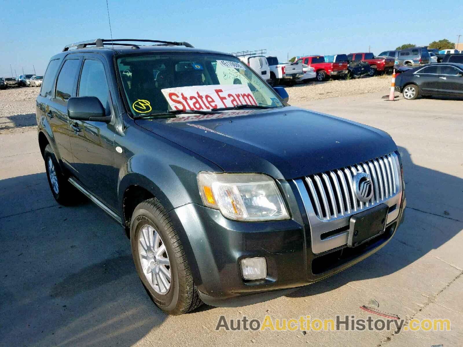 2009 MERCURY MARINER PREMIER, 4M2CU87769KJ12932