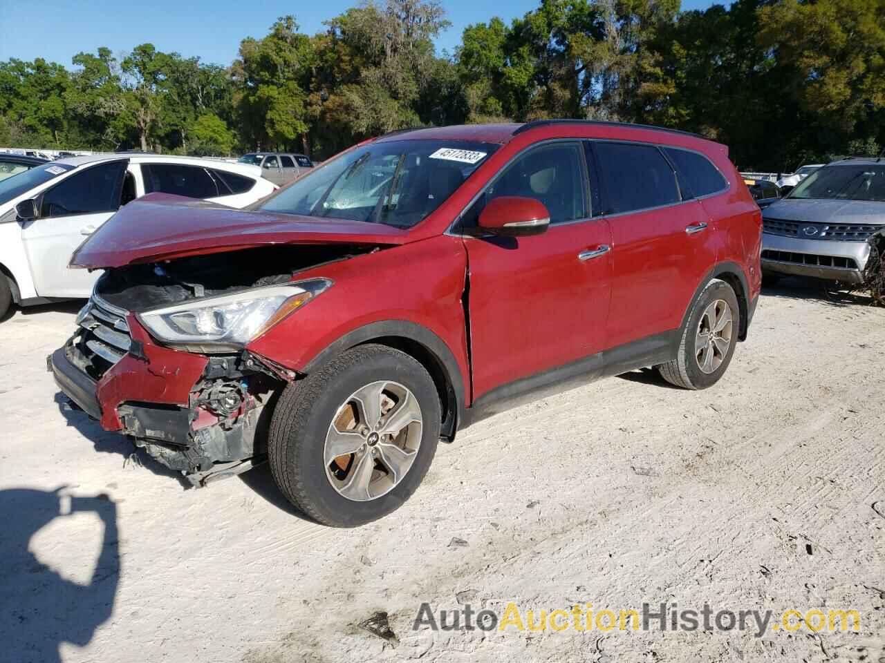 2014 HYUNDAI SANTA FE GLS, KM8SN4HF1EU036270