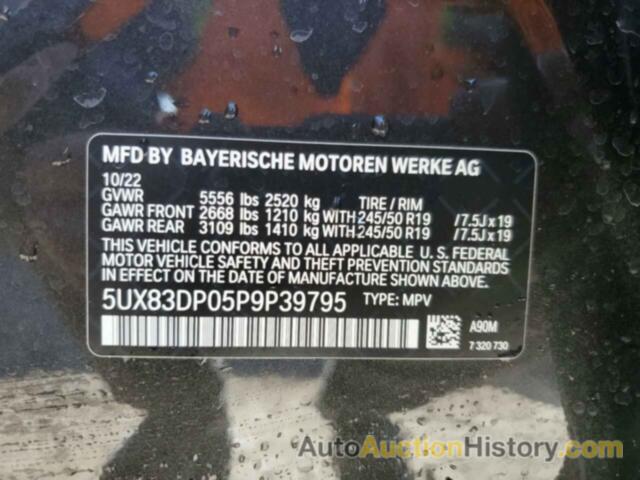BMW X3 M40I M40I, 5UX83DP05P9P39795