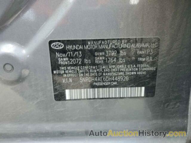 HYUNDAI ELANTRA GLS, 5NPDH4AE6DH448926