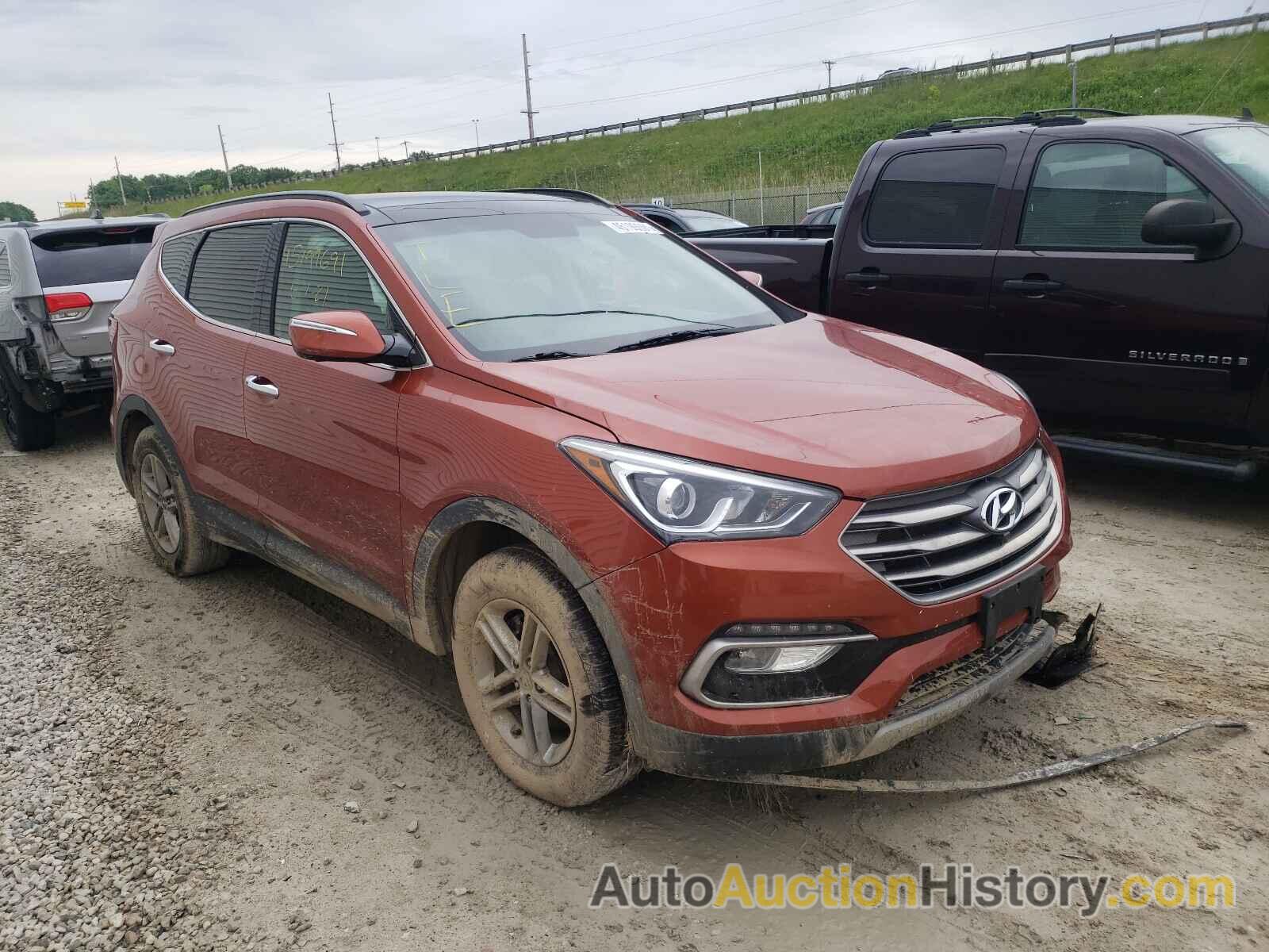 2018 HYUNDAI SANTA FE, 5XYZUDLB7JG522782