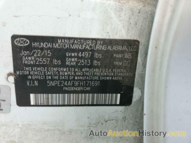 HYUNDAI SONATA SE, 5NPE24AF9FH171691