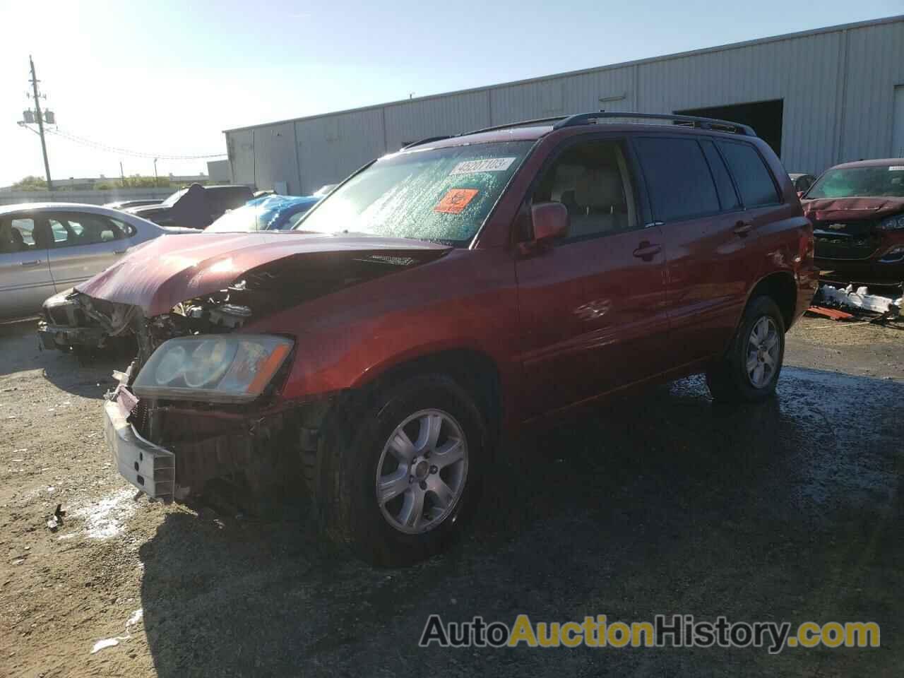 2002 TOYOTA HIGHLANDER, JTEGD21AX20029980