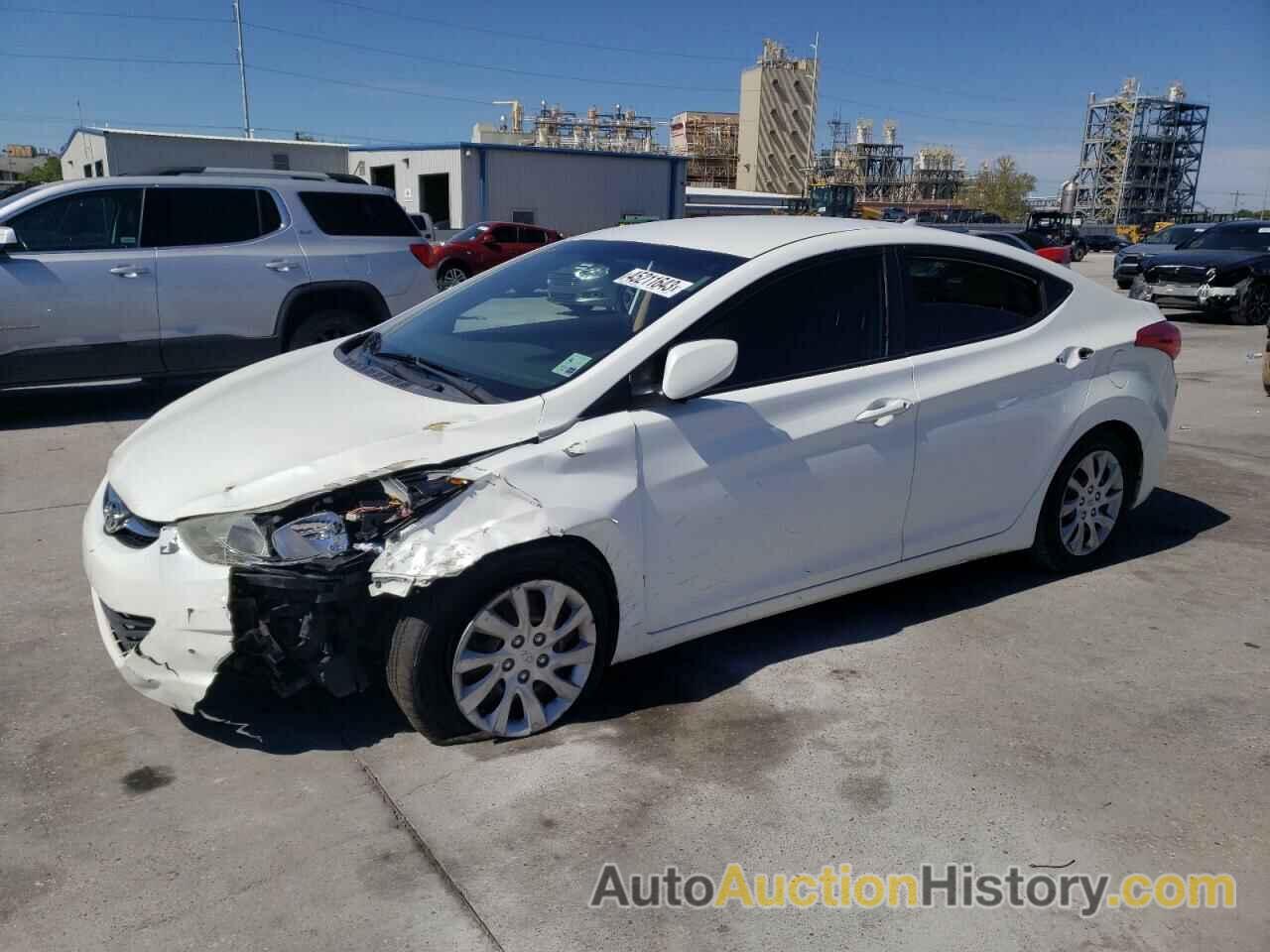 2012 HYUNDAI ELANTRA GLS, 5NPDH4AEXCH134727