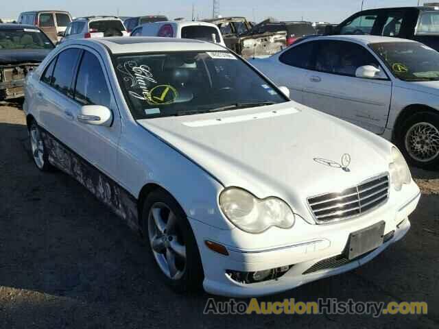 2005 MERCEDES-BENZ C230K, WDBRF40J25F676541