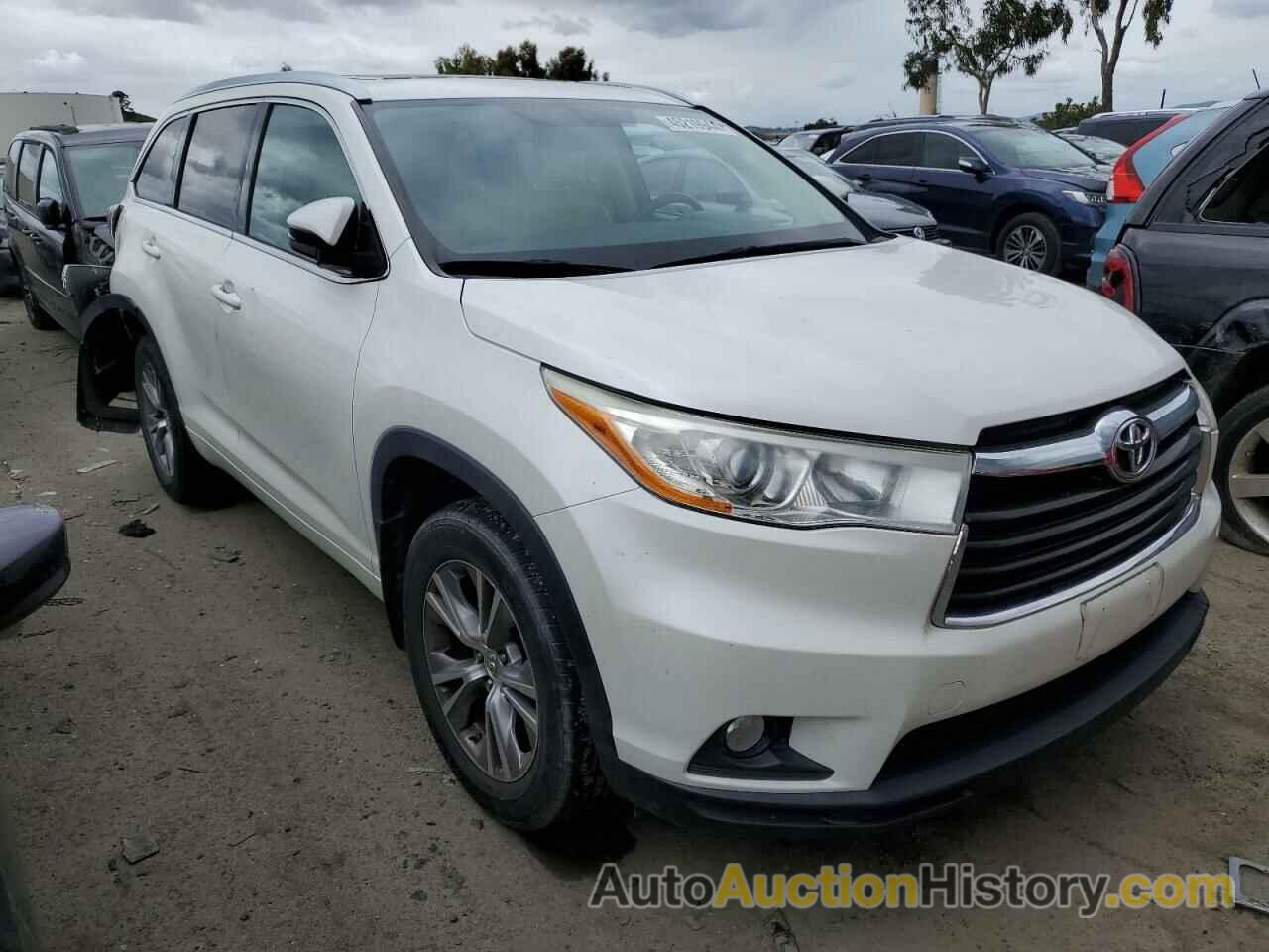 TOYOTA HIGHLANDER XLE, 5TDJKRFH0ES024108