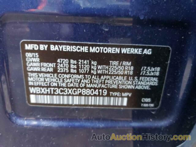 BMW X1 XDRIVE28I, WBXHT3C3XGP880419