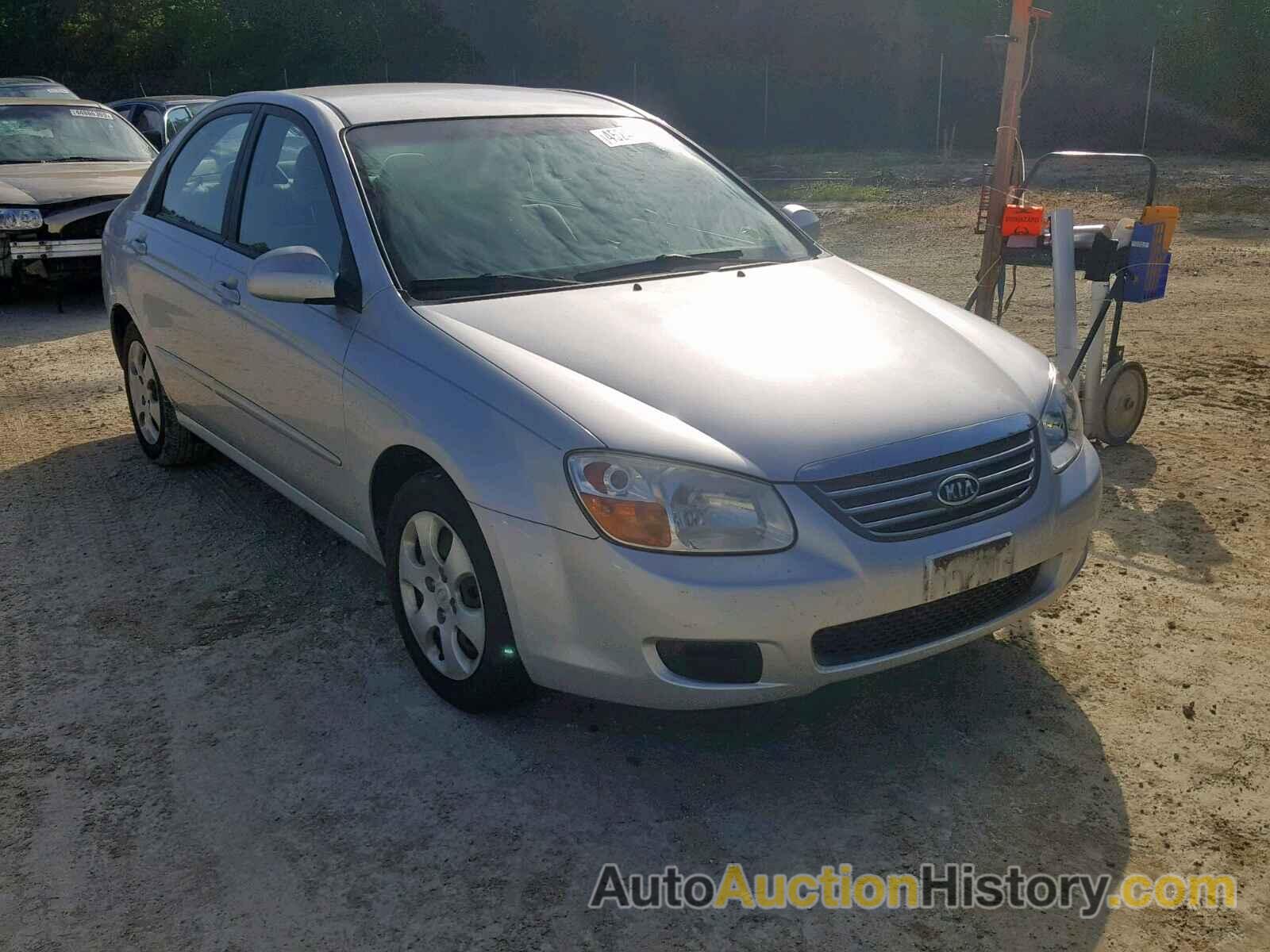 2008 KIA SPECTRA EX, KNAFE121285521658