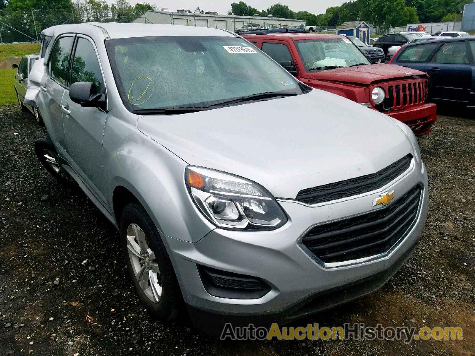 2016 CHEVROLET EQUINOX LS, 2GNALBEK6G1107612