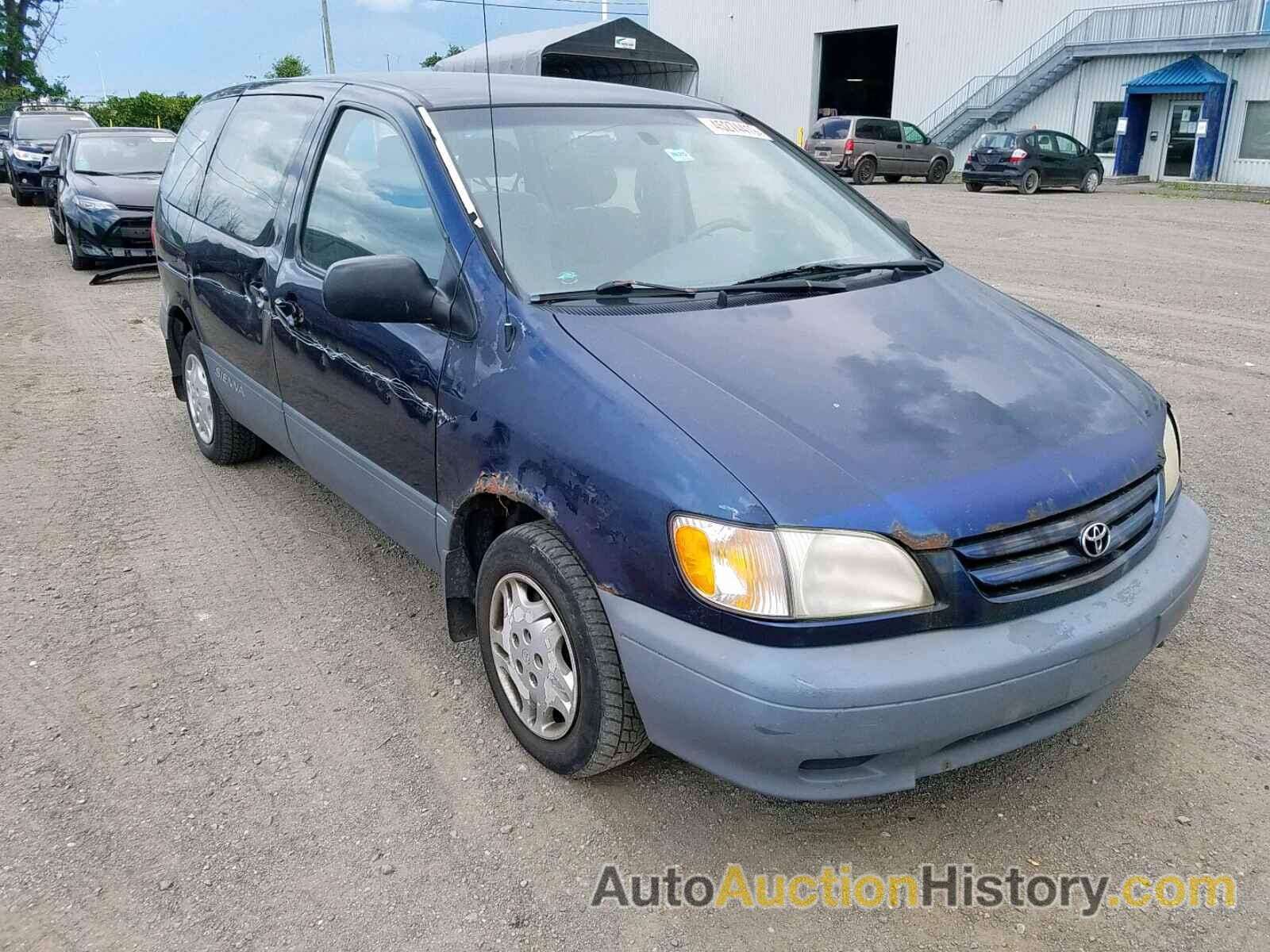 2003 TOYOTA SIENNA CE CE, 4T3ZF19C33U534635