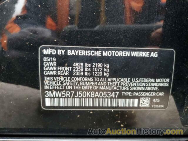 BMW 3 SERIES, 3MW5R7J50K8A05347