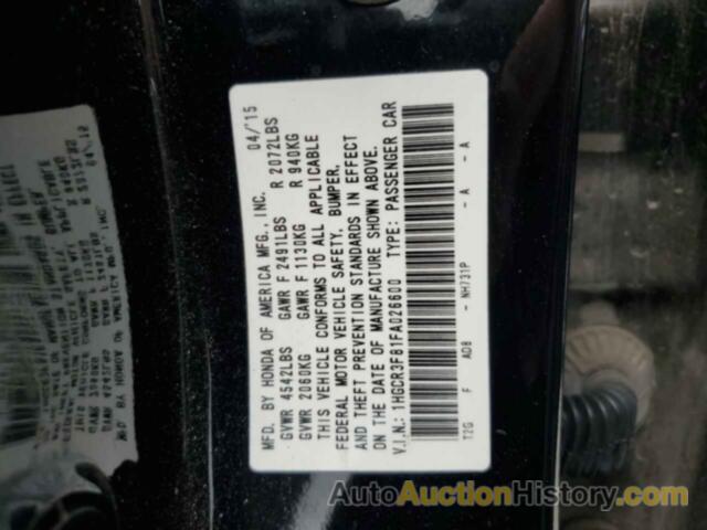 HONDA ACCORD EXL, 1HGCR3F81FA026600