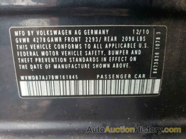 VOLKSWAGEN GOLF, WVWDB7AJ7BW161845