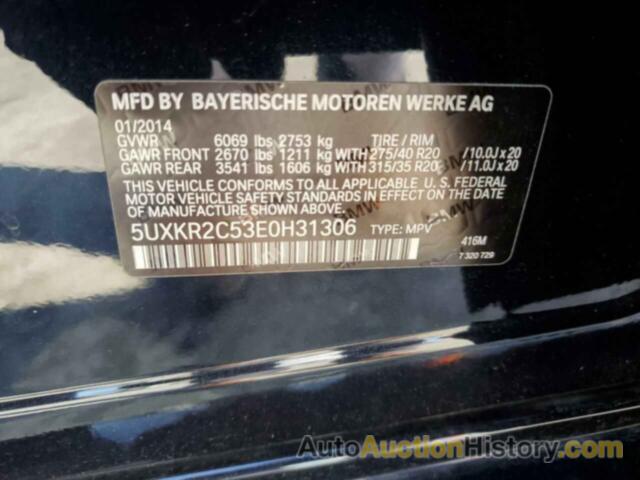 BMW X5 SDRIVE35I, 5UXKR2C53E0H31306