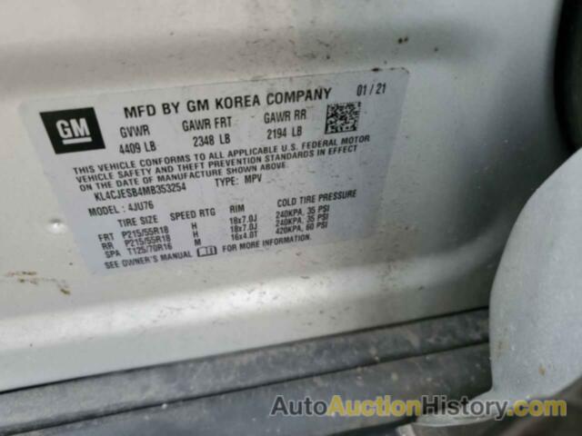 BUICK ENCORE PREFERRED, KL4CJESB4MB353254